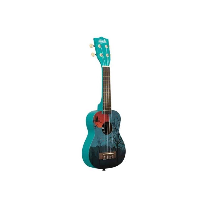 Ukelele Kala luna con dibujo escolar