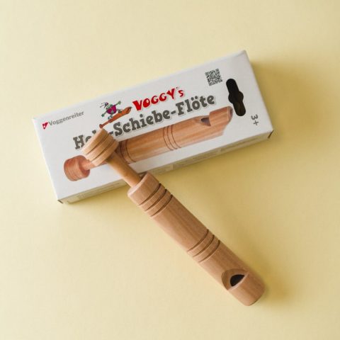 Flauta de émbolo de madera para niños y adultos